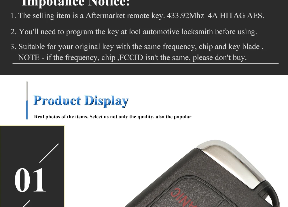 Keyforkess Aftermarket 3/4/5BTN chiave per auto a distanza per Fiat 500 500L 500X 2016 2017 2018 2019 Smart Fob Control 433MHz 4A Chip SIP22 - S255c8c1f44e64703a88ab9232c1cf29bn