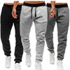 Men's Athletic Trainning Joggers Casual Loose Fit Sweatpants Spring Fall Fleece Lined Pants Elastic Waist Drawstring Trousers 1