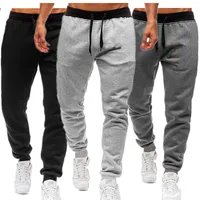 Men's Athletic Trainning Joggers Casual Loose Fit Sweatpants Spring Fall Fleece Lined Pants Elastic Waist Drawstring Trousers 1