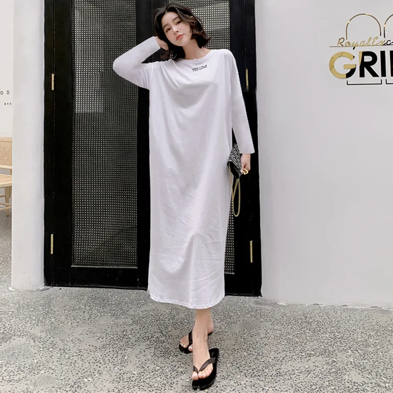 Women Dresses Fashion Letter Printed 2024 Spring Summer Female Oversize Long Dresses O-neck Ladies Casual Loose A-Line Vestidoes - AliExpress 200000345 Women Dresses Fashion Letter Printed 2024 Spring Summer Female Oversize Long Dresses O-neck Ladies Casual Loose A-Line Vestidoes - AliExpress 200000345