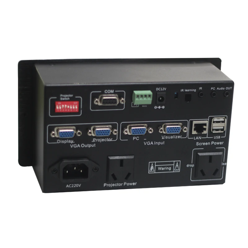 Central controller/ multimedia controller for classroom/Audio Visual VGA podium Control System