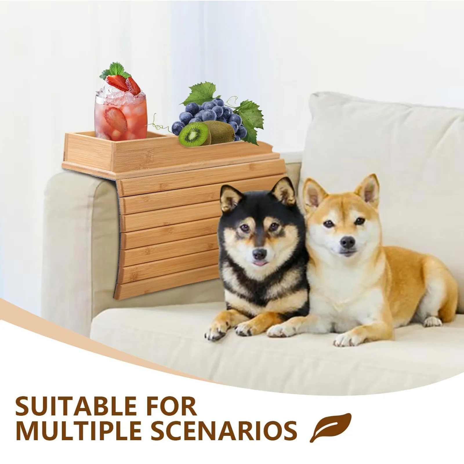 Foldable Tray With Cup Holder, Foldable Couch Arm Table Tray, Sofa Arm Tray Table, Rest Cup Holder For Couch Storage Trays