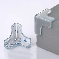 Silicone Baby Safety Corner Protectors - Soft Edge Guards (1pcs transparent)