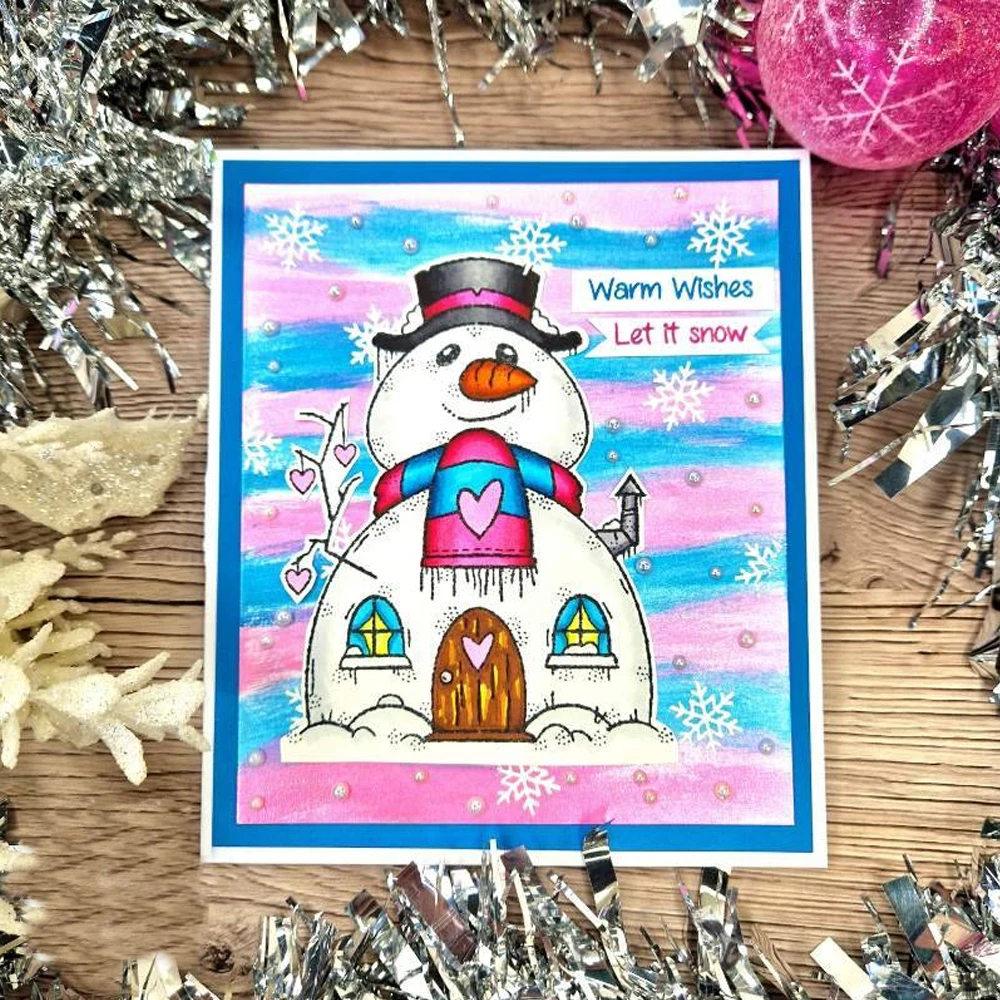 Christmas Gnomes with Ornament Clear Silicone Stamps Reindeer Bear Snowman Gingerbread Stamps New DIY Scrapbooking Crafting
