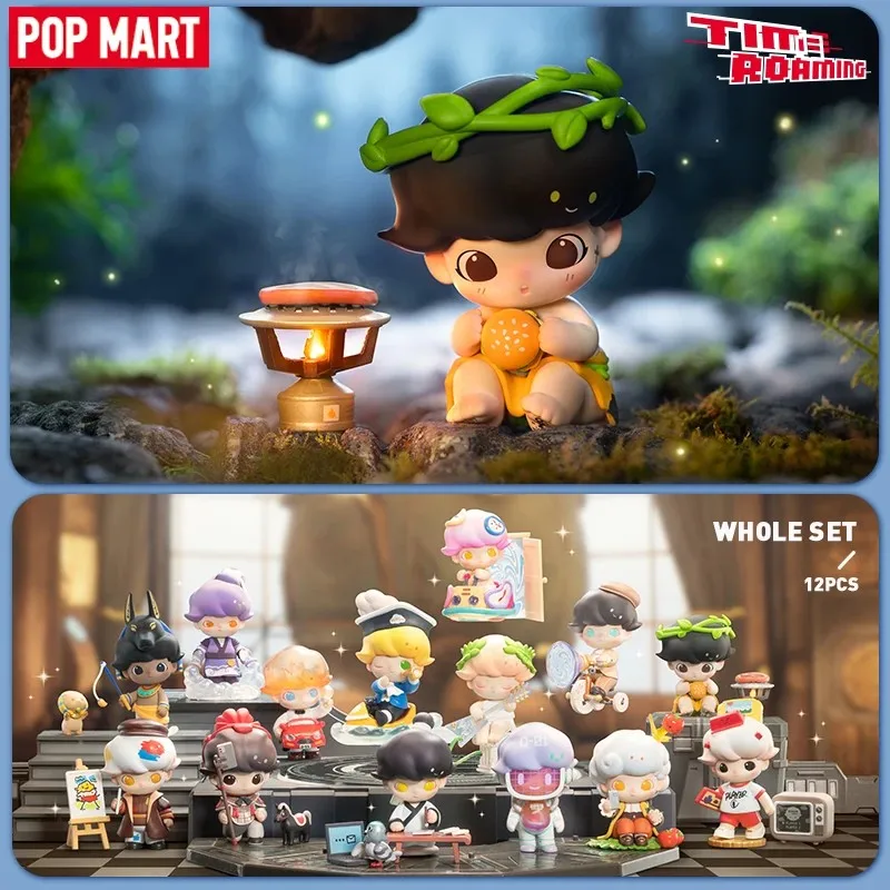 Pop Mart Dimoo Time Roaming Series Blind Box Toys Mystery Box Mystery Figure Caja Surprise Box Kawaii Toys Modello Regalo Di Compleanno