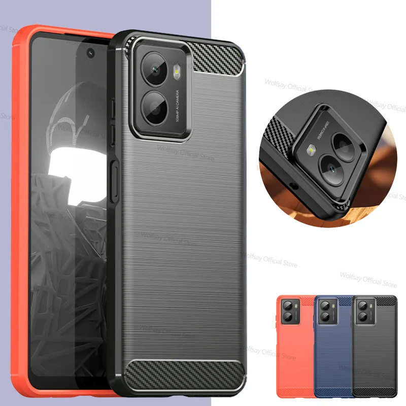 HMD Fusion Shockproof Brushed Anti-Slip TPU Silicone Phone Case