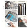 304 Stainless Steel Kitchen Sink Silver Large Single Slot Wash Basin Nano Dishwashing Undermount Sink Left side drainage 5