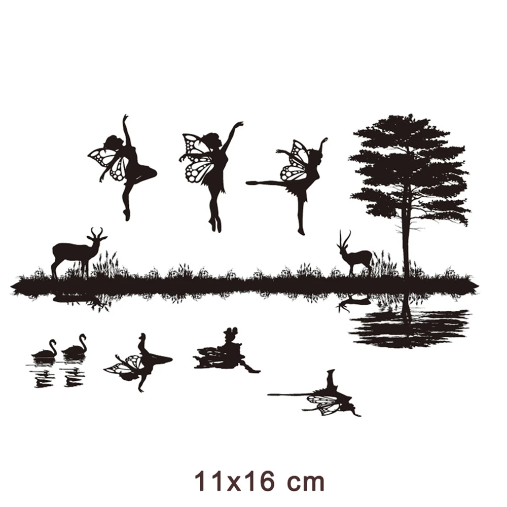 

New Arrivals 2023 Fairy dance Clear Stamps for DIY Scrapbooking Card Transparent Stamp Making Photo Album Crafts Decoration
