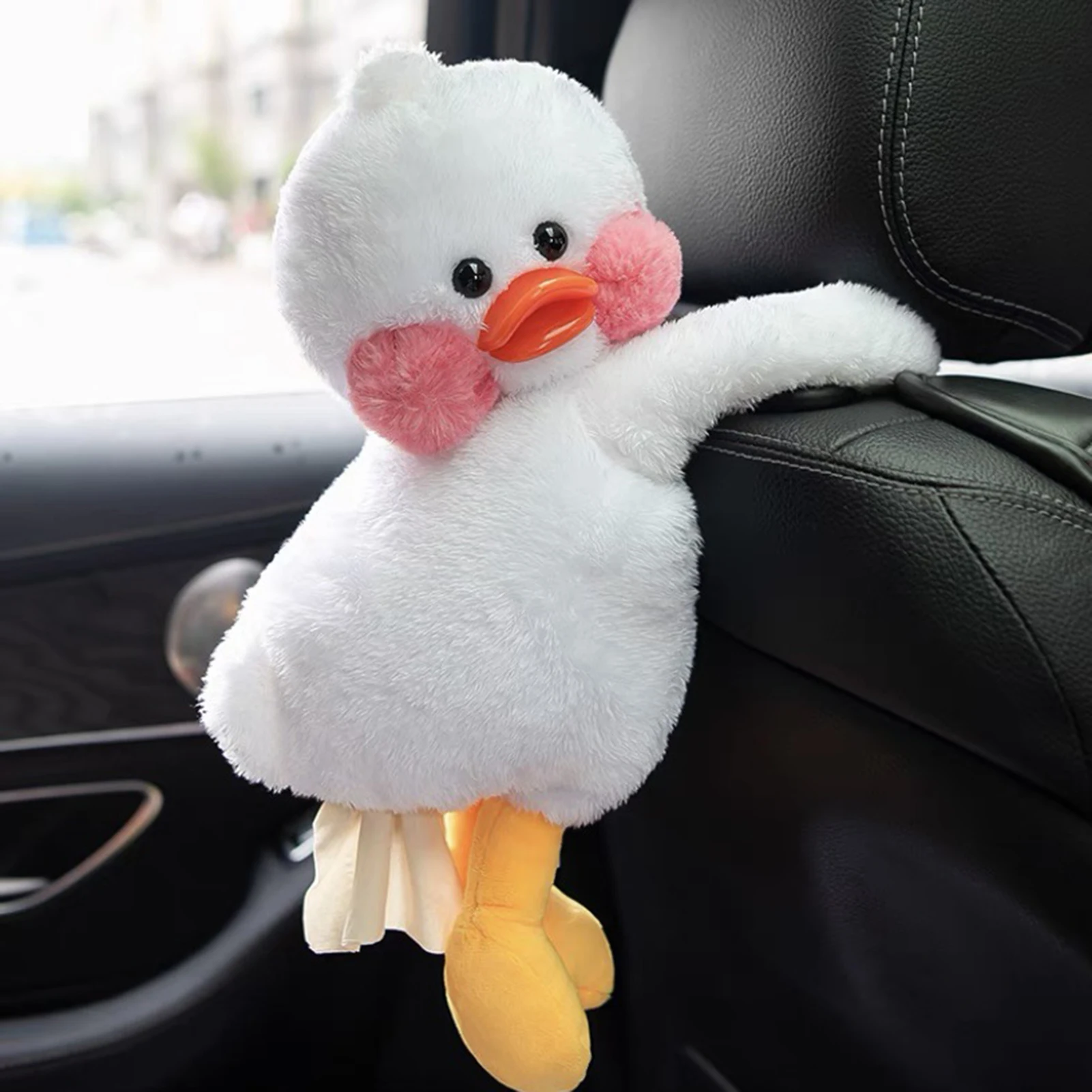 Cute Cartoon Plush Toys Car Tissue Holder Napkin Box Vehicle