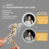Large Round LED Bathroom Vanity Mirror Anti-Fog with Brighter Lights for Makeup Wall Mount Smart Touch 6