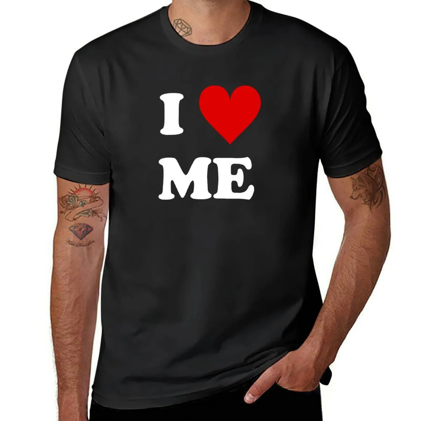 

Мужские футболки с надписью «I Love Me Heart»