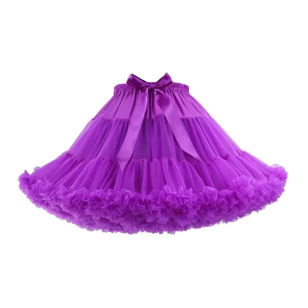 Womens Party Dance Tutu Skirt Girls Lolita Petticoat Ball Gown Underskirt Swing Short Dress Cosplay Rockabilly Crinoline petticoat skirt petticoat underskirt lolita petticoat flower girl underskirt wedding petticoat tulle tutu skirt
