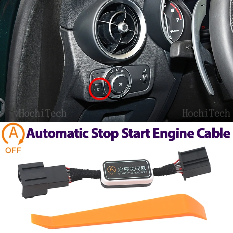 Motor Start-Stopp-System Sensor-Stecker für Alfa Romeo Stelvio 2016-2024 zur Deaktivierung der automatischen Start-Stopp-Funktion – Fahrzeugzubehör