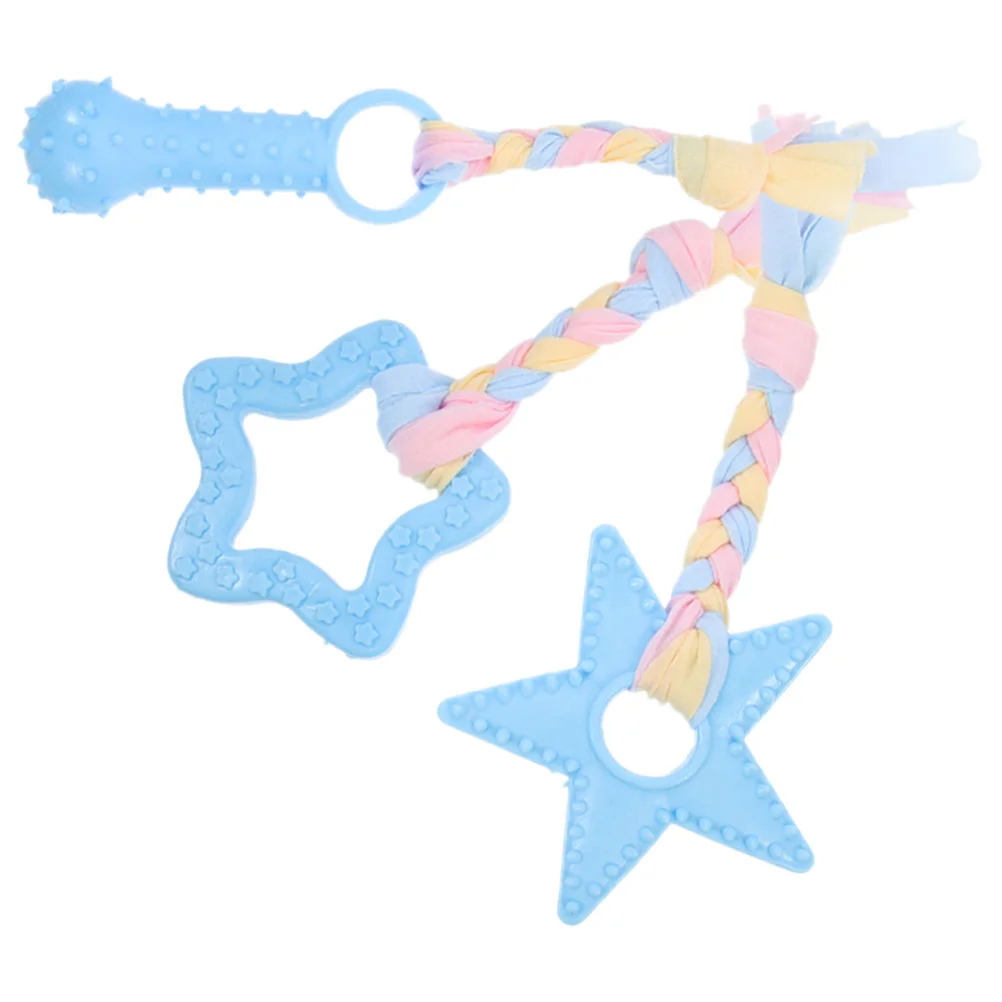 

3pcs Chewing Toys Portable Molar Toy Throwing Puppy Plaything Dog Accessories