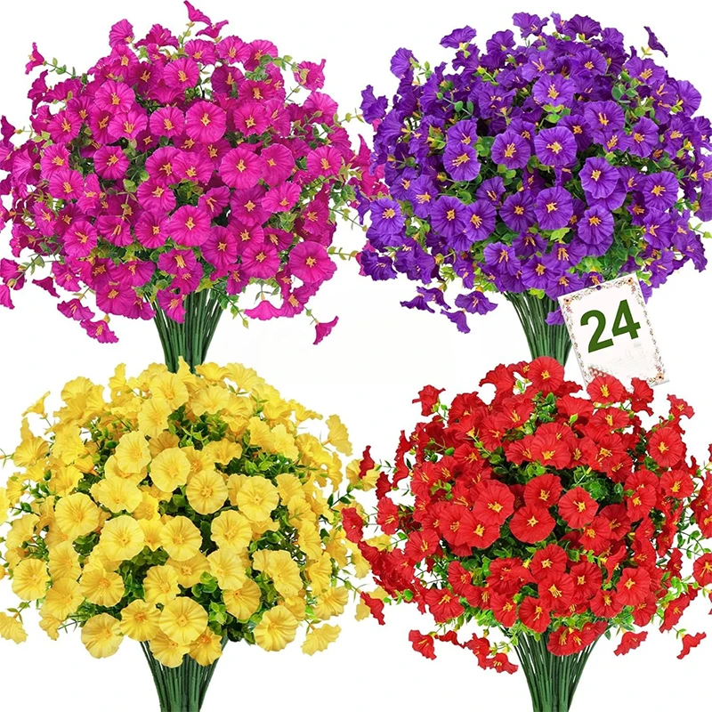 1/4 Stück künstliche Blumen, 35 cm, Eukalyptus-Kunstpflanzenstrauß für Zuhause, Raumdekoration, Veranda, Garten, Hochzeitsdekoration, Blumenkorb