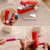 Handheld Portable Mini Sewing machine Simple DIY Sewing Fabric Embroidery Manual Operation Tool for Travel Outdoor Travel NEW 4