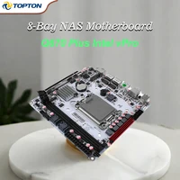 Q670 Plus Intel vPro 8-Bay NAS Motherboard 12/13/14th Gen LGA1700 3xNVMe 2xSFF-8643 1xPCIE5.0x16 2xDDR5 2x2.5G LAN ITX Mainboard 1