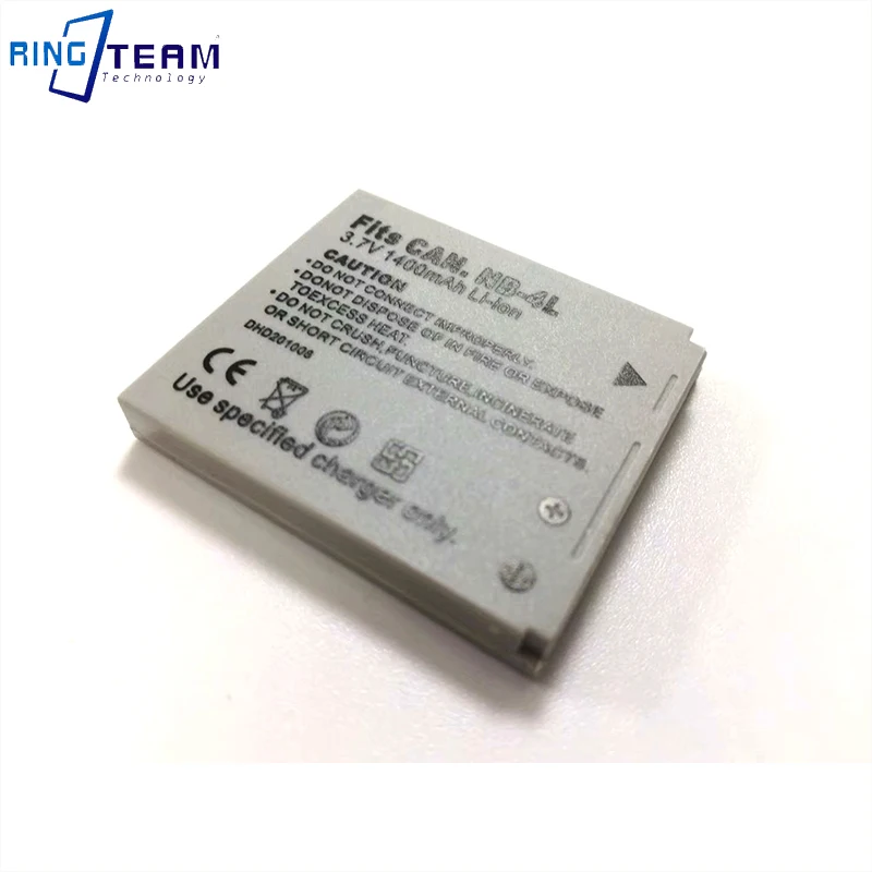 Nb4L Nb-4L Paquete Digitale Per Batteria Per Canon Elph 100 De 300 De 310 A 330 Hs Powershot Tx1 40 50 Sd40 Sd30 Sd200 Sd3