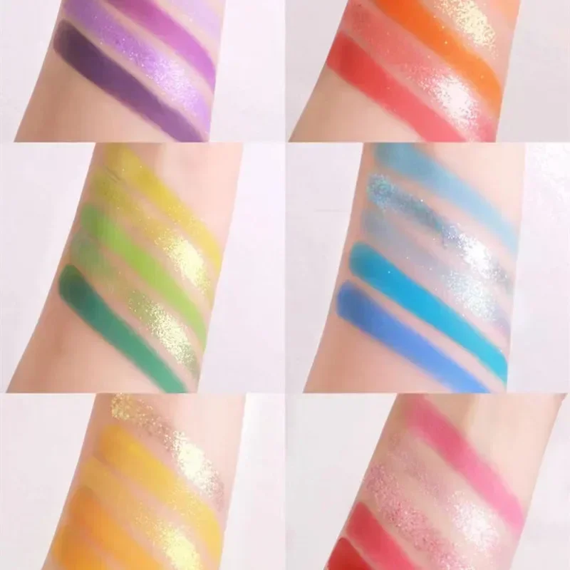 Eye Shadow Palette 30 Colors Rainbow Practical Safe Lightweight for Children Stage Makeup