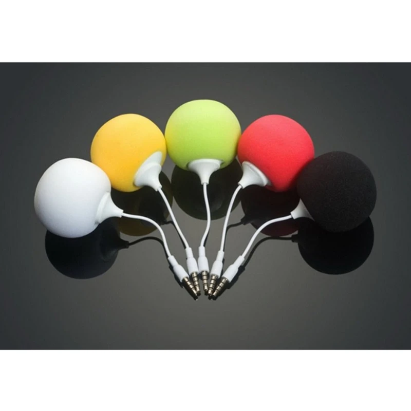 Portable USB Speaker 3.5mm Jack Sponge Ball Music Receiver Adapter for Mobile phone PC Laptop MP3