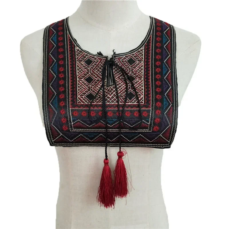 Lace Collar DIY Embroidery Ethnic Style Lace Neckline Decorative Clothes Neckline Accessories Decals