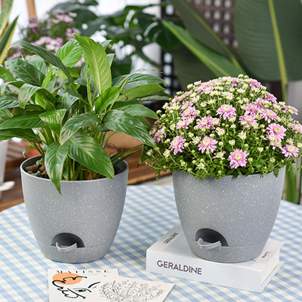 

Plant Planters Flower Pot 3PCS Garden Tool Keeps The Soil Moist Self Watering Planters For Indoor Outdoor Plants