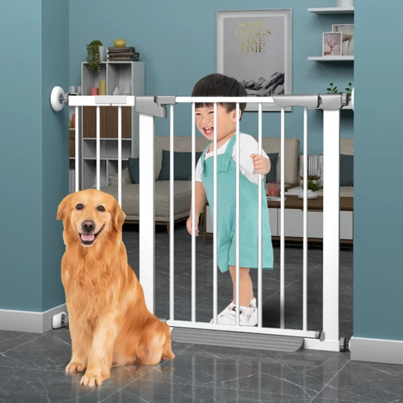 indoor-pet-safety-fence-living-room-staircase-protection-column-non-punching-bidirectional-door-opening-child-isolation-gate