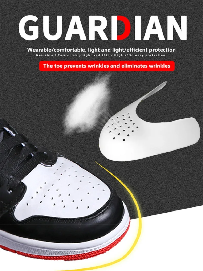Description Picture 2 of item2 Pacs New Shoe Care Sneaker Anti Crease Toe Caps Protector Stretcher Expander Shaper Support Pad Shoes Accessories