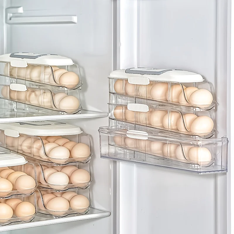Rolling Egg Storage Rack 6