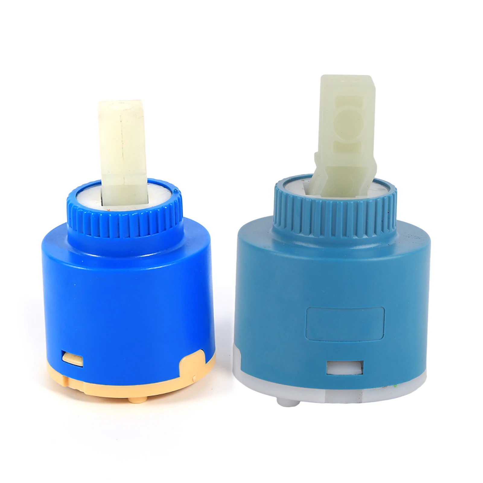 35/40mm Ceramic Cartridge Water Mixer Tap Inner Control Faucet Valve PP Plastic Blue Practical Ceramic Cartridge Tap Water Mixer