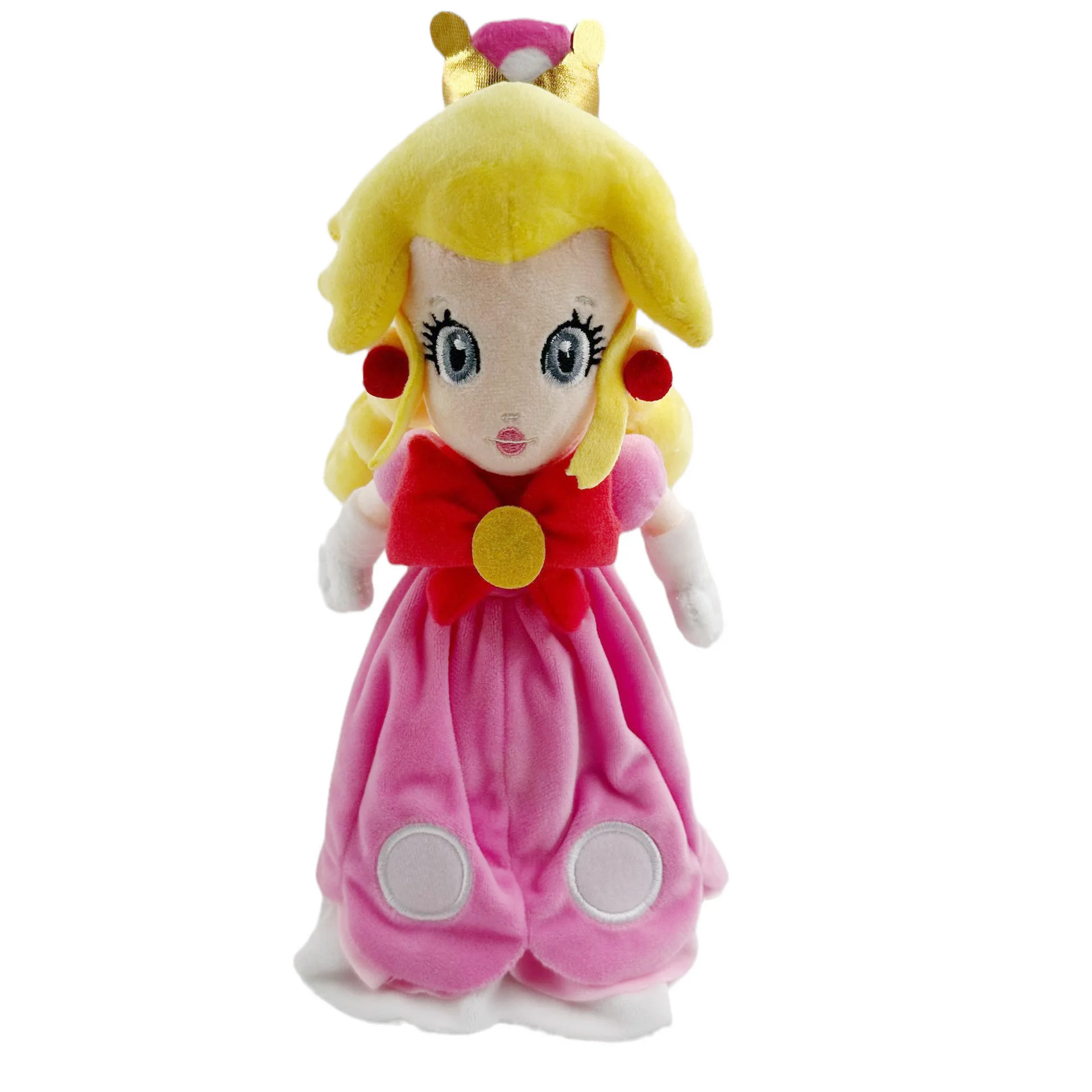 thumbnail image 1 of Figuras de acción de Super Mario Toys, juego de anime, muñecas de dibujos animados de la princesa Peach, almohadas, adornos con abalorios para niños, juguetes, regalos de cumpleaños, 1 of 5