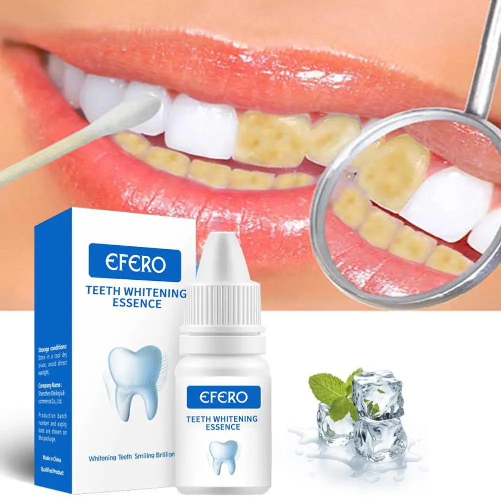 

10ml Teeth Whitening Serum Gel Dental Oral Hygiene Teeth Toothpaste Cleaning Plaque Effective Care Essence Stains Remove De Q8D7