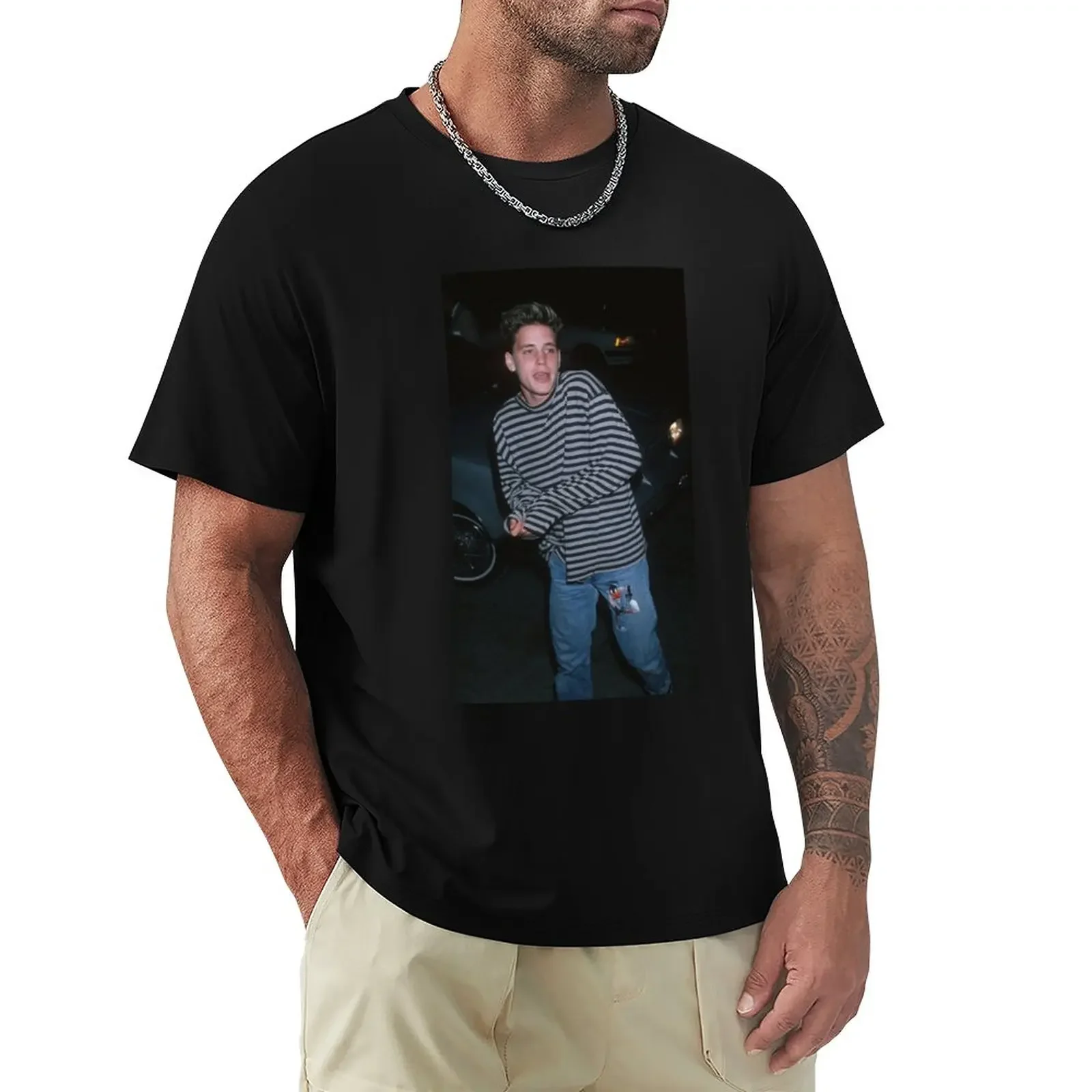 

corey haim 2 T-Shirt sports fans cute tops mens funny t shirts
