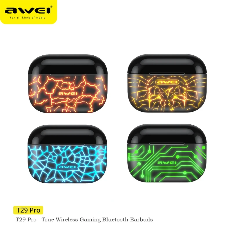 

TWS-Наушники Awei T29 Pro с поддержкой Bluetooth и сенсорным управлением