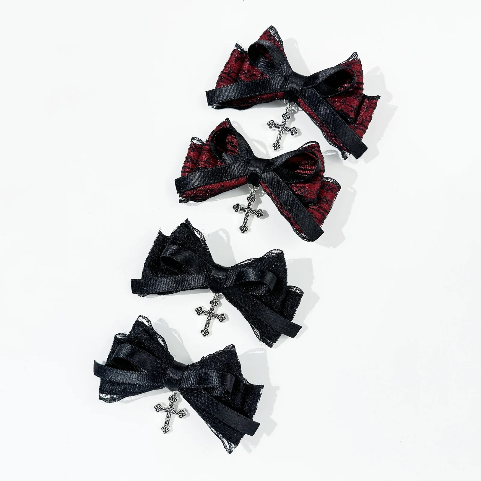 2pcs Ladies' Gothic style fashion street exquisite hair accessories, hair clips, top clips, versatile dressing hair accessories