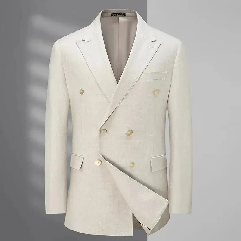 

8219-T -The new summer seamless v-neck ice silk short-sleeved Customized suit in solid color