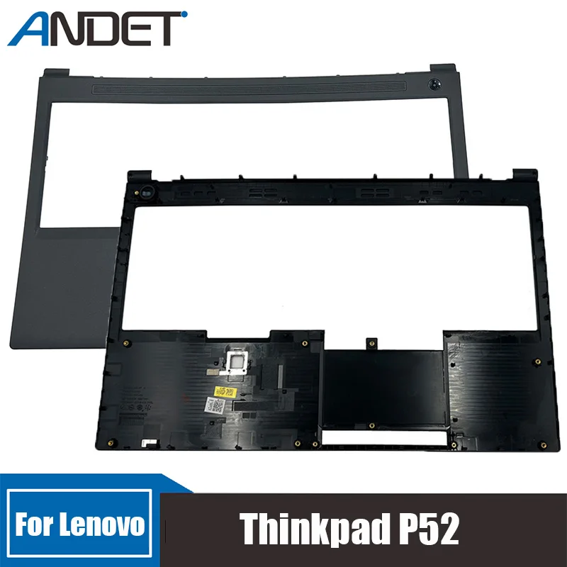 

Новинка, подставка для рук для ноутбука Lenovo Thinkpad P52, верхний корпус с отверстием для отпечатка пальца, клавиатура, Безель, верхняя крышка, черный корпус C 01HY779