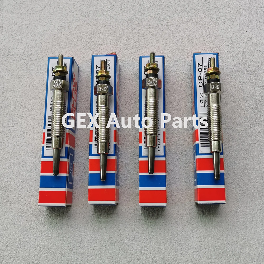 Lot De 4 Bougies De Préchauffage Pour Mitsubishi L200, L300, Pajero - Moteur 4D56 2.5L - Diesel - 2