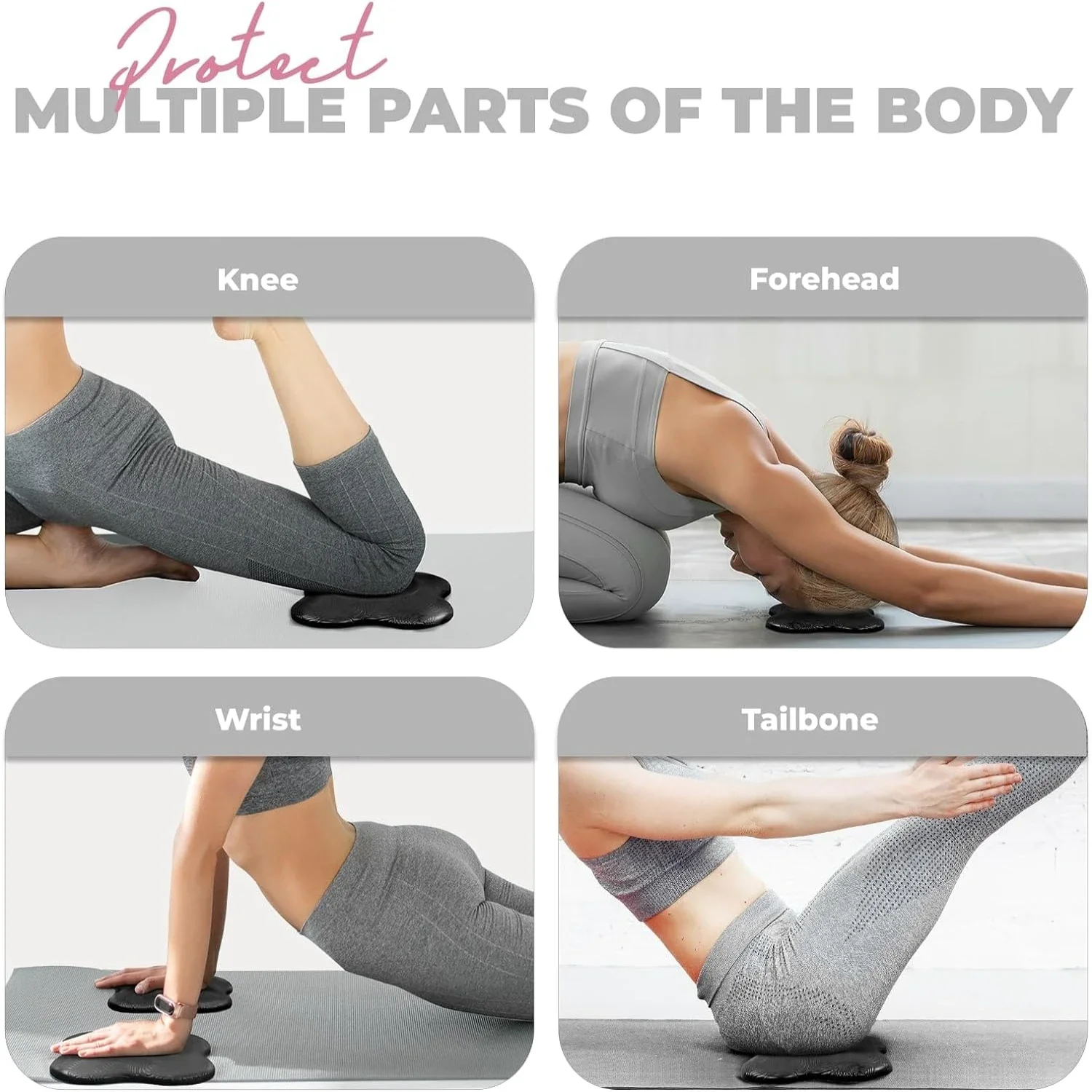Experience ultimate comfort and support with this premium, durable, and versatile yoga knee pad set. Rated as top-quality, this