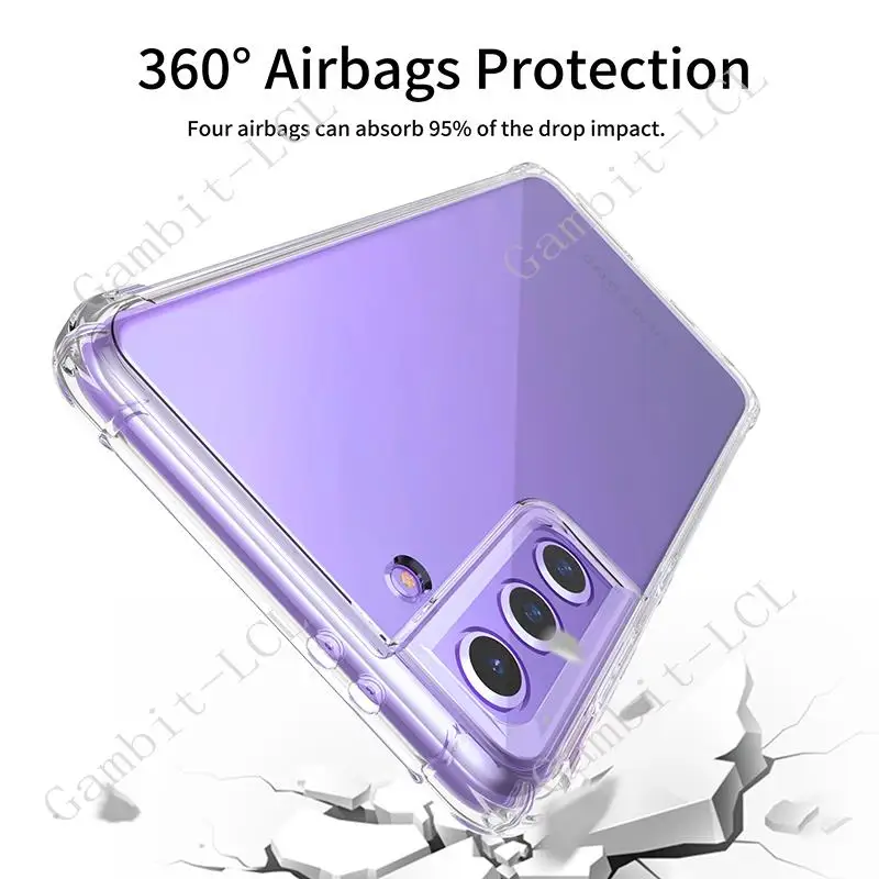 Premium Anti-Fall Clear Soft TPU Phone Case with Enhanced Protection