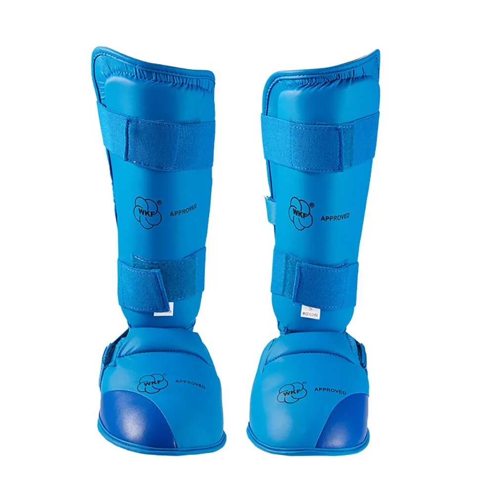 Description Picture 4 of itemTaekwondo Uniform Karate Sparring Gear Set Leg Hand Protector Shin Guard Palm Boxing Gloves Sock Shoes MMA Training Adult Child