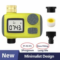 Automatic IRRIG System Garden Water Timer With 3 Separate Timing Programs Waterproof Irrigation Controller 1