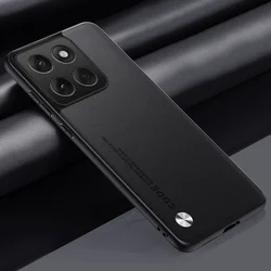 Luxury Soft Leather Shockproof Silicone Phone Case - Premium Back Cover for Edge 60 Pro (Black)