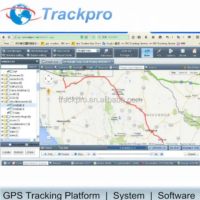 Vehicle Tracking Software by TrackPro