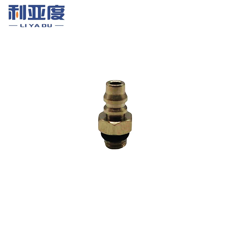 10pcs 2mm 3mm 4mm 6mm OD Air pneumatic hose fitting to M3 M4 M5 M6 Male Mini Barb Fitting pagoda joint Copper nickel Iron plating Brass