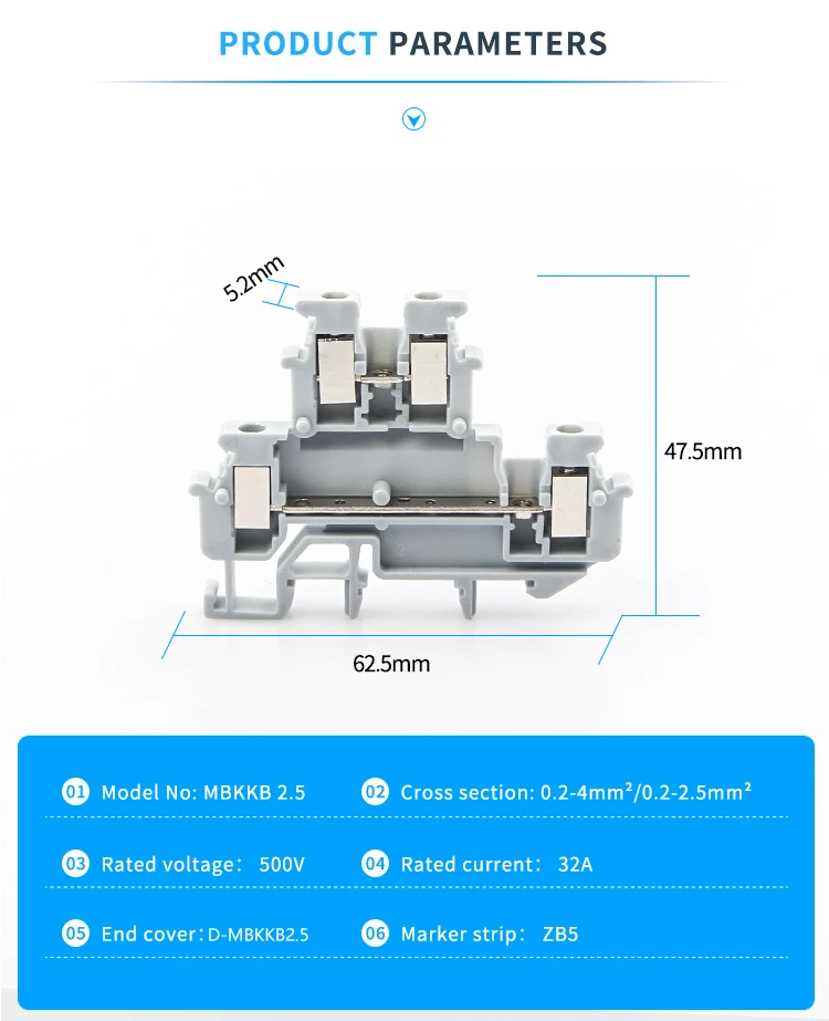 conector de camada dupla, conexão de parafuso,