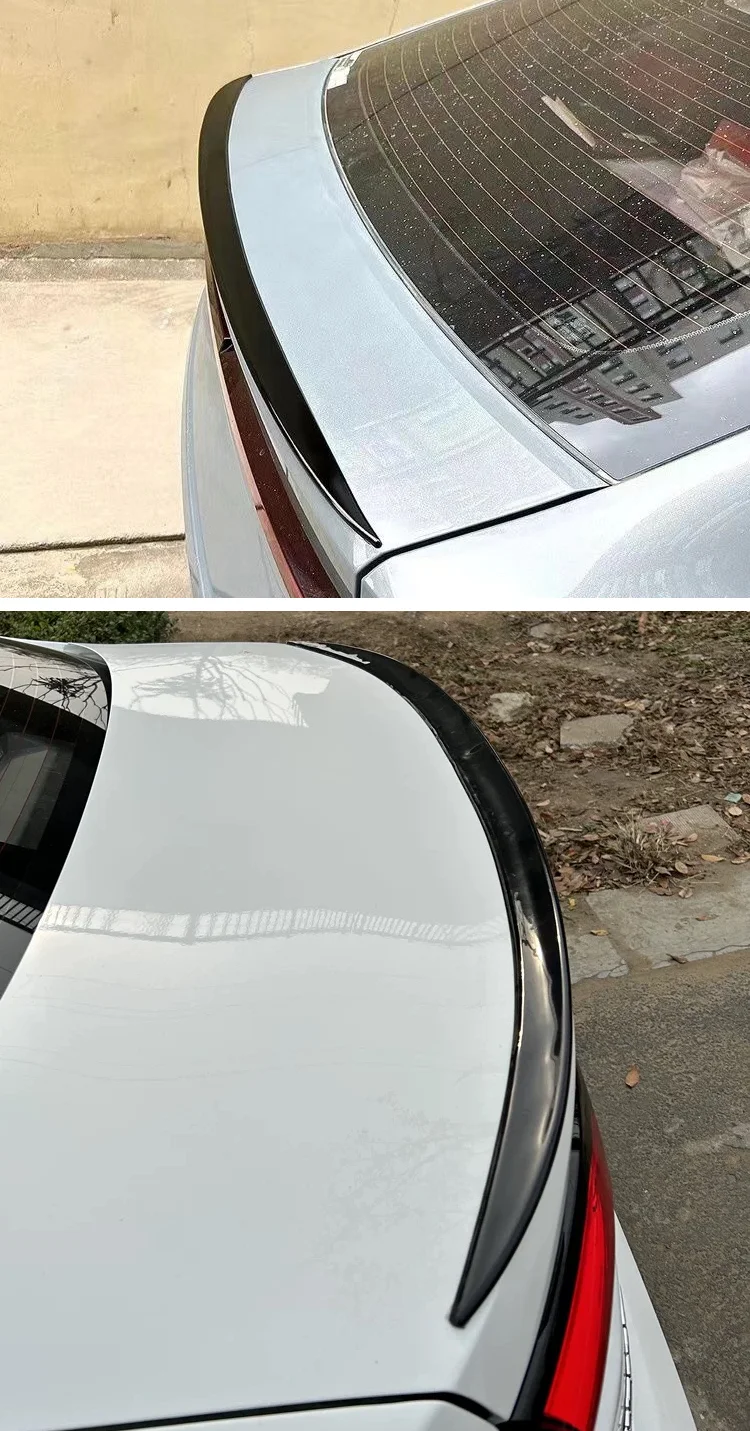 Für VW Volkswagen Jetta MK6 2012-2018 Spoiler Weiche Kunststoff Hinten Stamm Lippe Flügel Spoiler Auto Zubehör – Detail 3