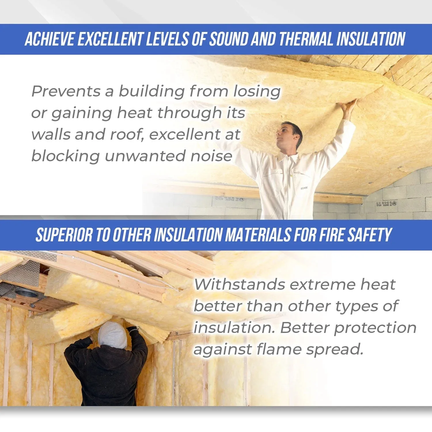 Acepunch Acoustic Mineral Wool Thermal Insulation and Room