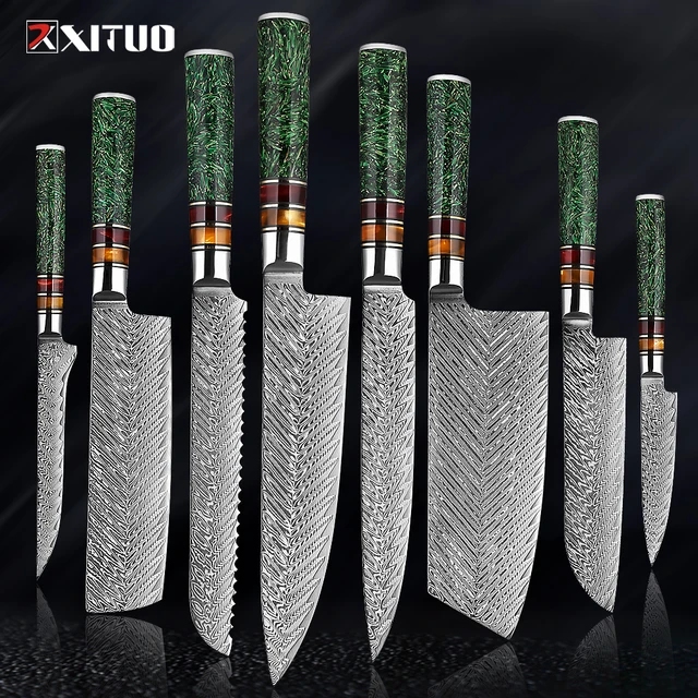 Xituo Kitchen Knives Set Chef Knife  Stainless Steel Kitchen Knives Set -  Sale 1-8 - Aliexpress