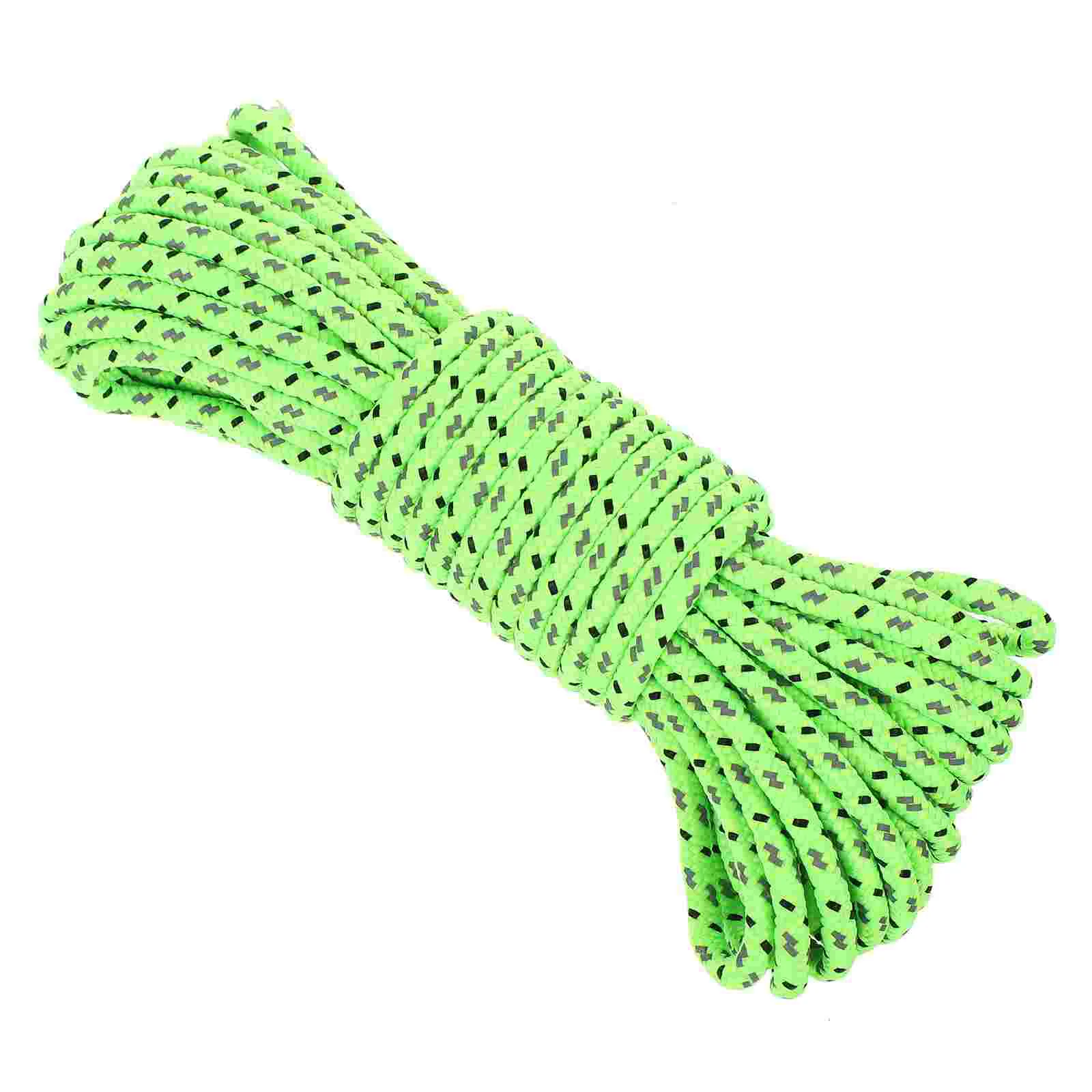 

Camping Tent Rope Tents Outdoor Marine Ropes Reflective Tying Supplies Polyester Canopy